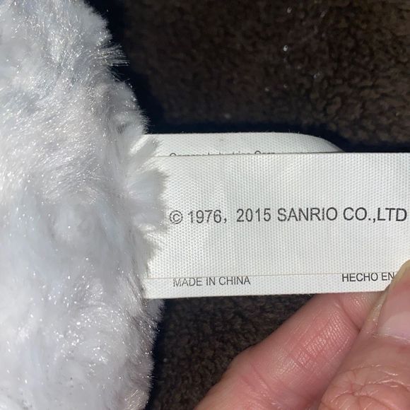 Hello Kitty standing Easter greeter Sanrio lamb costume 19” plush white with bow - Picture 6 of 9